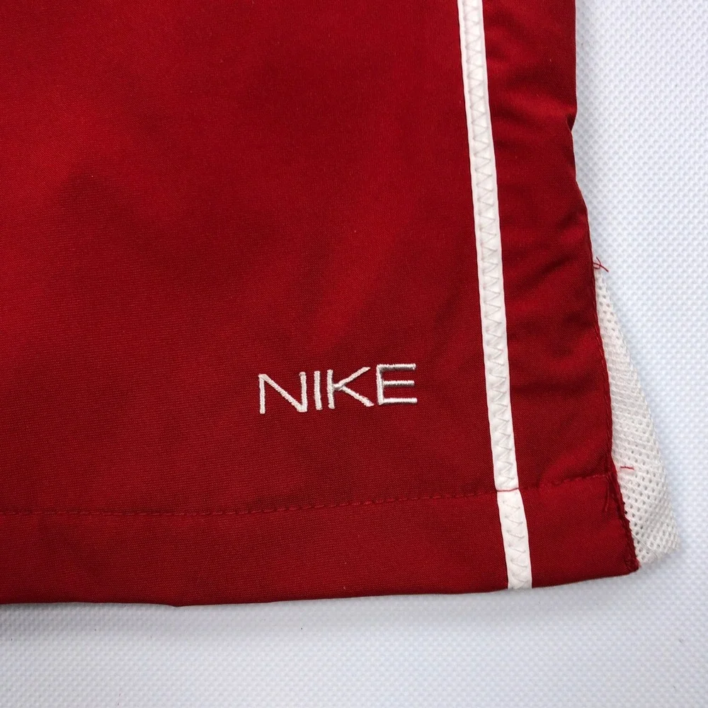 Nike Girls Red Tracksuit Set Jacket and Pants Size Medium 8-10 Vintage Y2K